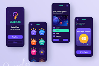 develop quiz app, trivia quiz app, educational app, learning app