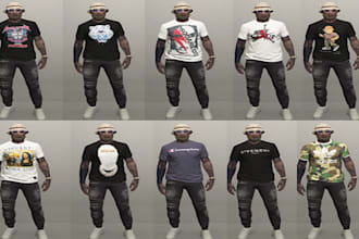 create fivem gang vest ,fivem armor ,fivem gang clothing ,ped clothing packs