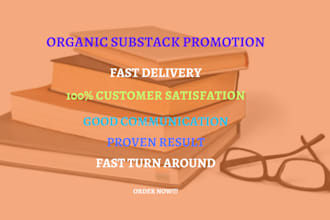 advertise your substack page with my tailored promotion and boost subscriber