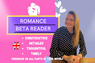 beta read your romance novel