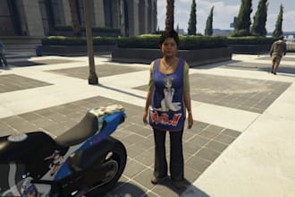 make custom fivem ped, clothes, weapon, cars, custom ped, fivem eup, clothes