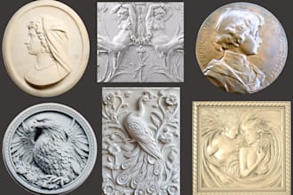 3d bas relief wall art 3d coin model 3d engraving cnc minting design 3d jewelry