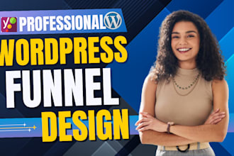 design wordpress website, landing page, squeeze page, sales funnel, online store