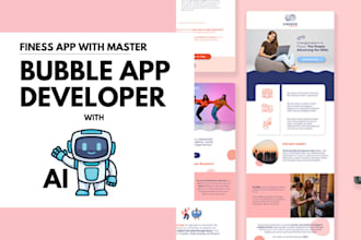 build bubble marketplace, bubble saas or mvp, glide app with ai integration
