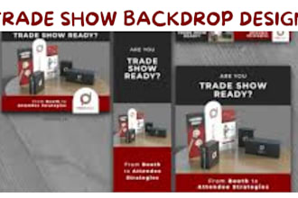 design trade show booth backdrop banner tent and exhibition display