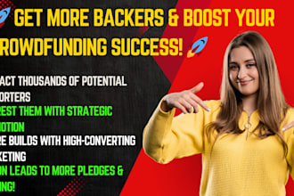 promote kickstarter gofundme indiegogo fundraiding crowdfunding campaign
