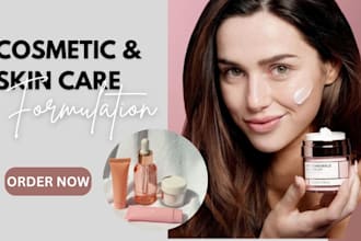 develop chemist of cosmetics and skin care formulation