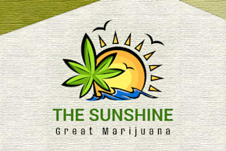 do wonderful cannabis, marijuana, weed, hemp, cbd oil and redesign logo