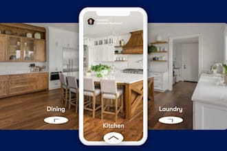 create immersive 360 virtual tours, ar tryons, VR experiences like matterport