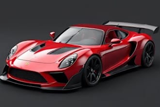 create custom 3d car model for gta v game or any  game using blender