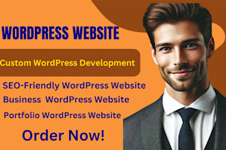 create custom wordpress website clone  modify clean and modern wordpress design