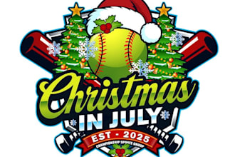 design professional softball logo with vector files