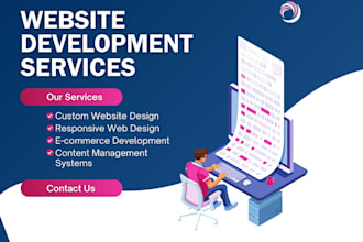 responsive website for agency business, web redesign, small modern business site