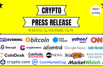 do crypto press release writing yahoo finance press release pr distribution