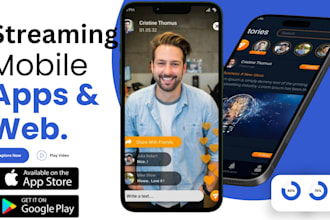 develop live streaming app music streaming app live streaming website