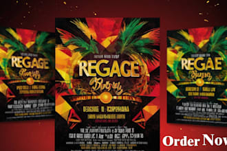 design a concert nightclub, birthday, event or party flyer