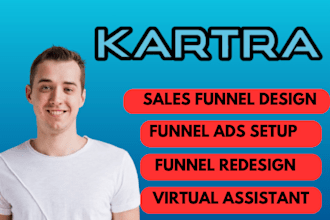 design kartra sales funnel kartra google ads facebook ads