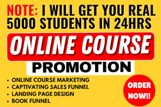 udemy online course promotion book funnel udemy online course promotion to sales