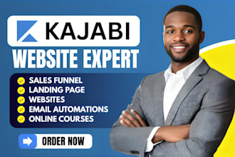 do kajabi website, kajabi landing page, thinkific, kajabi online course setup