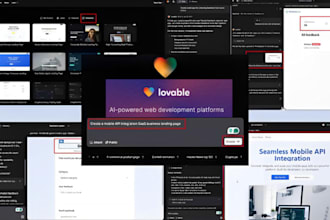 build high performing website and web app using lovable dev and bolt new ai