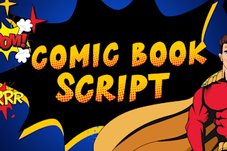 write comic book script manga graphic novel webtoon christian comics kids story
