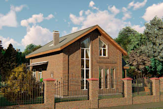 coastal apartment, pergola design, modern cottage design,3d cabin, 3d farm house
