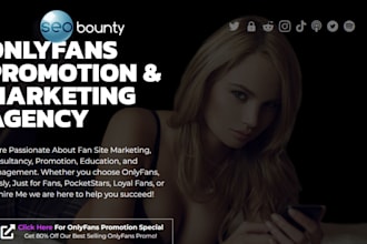 design onlyfans agency website, onlyfans website, modeling website