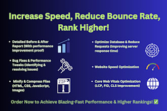 optimize your website speed and fix performance issues