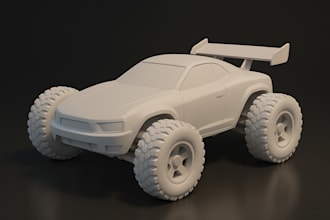 3d car modeling 3d rc car model 3d design truck model for 3d printing