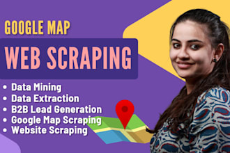 do google map scraping for b2b lead generation, web scraping