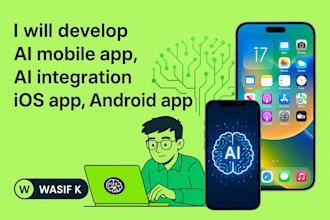 develop ai mobile app, ai integration ios app, android app, mobile app developer