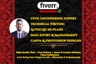 create technical reports, engineering documents,building plans etc