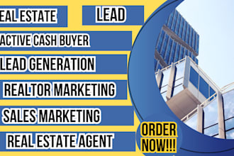 provide real estate active cash buyer agent contract sales realtor marketing