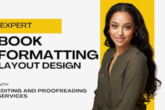 do book formatting typesetting layout design for paperback kindle formatting