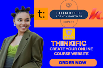 online course website, kajabi, thinkific, teachable, podia