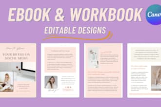 design ebook templates, canva ebook, fillable PDF, lead magnet ebook