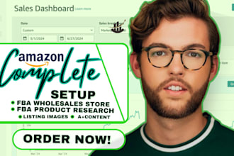 setup your amazon fba wholesale store fba product hunting brand product research