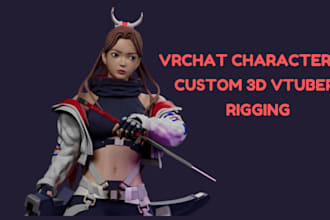 create vrchart avatar 3d character  vrc  nsfw avatar 3d model vrc furry avatar