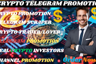 grow crypto twitter x marketing, crypto telegram promotion, telegram subscriber