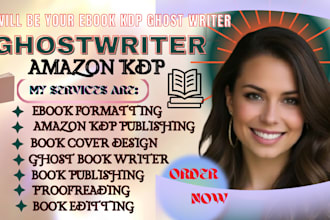 write christian ebook, children book, medical ebook, book publishing for KDP