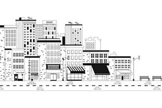 draw detailed line art of any kinds product,