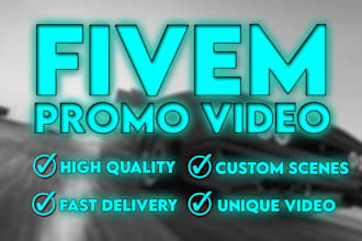 do promotional video for your fivem roleplay server
