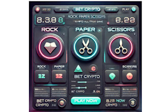 develop rock paper scissor crypto p2p multiplayer game