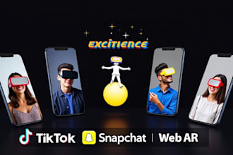 create tiktok effect, snapchat filter with effect house or lens studio