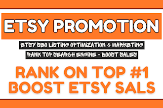 boost etsy sales etsy product listing seo etsy store creation virtual assistant