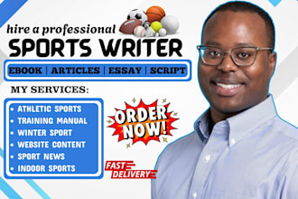 ghostwrite sport ebook, nba, sport writing, articles, blog post, training guide
