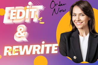 edit rewrite chatgpt ai generated articles, blogs, essays