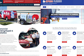 create plumbing, hvac, contractor, solar roofing and construction website