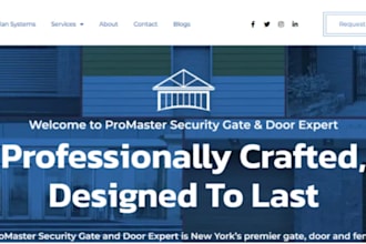 design locksmith website, locksmith landing page, handyman website, plumbing