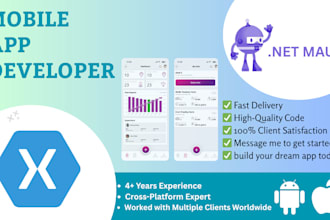develop cross platform mobile apps using dot net maui and xamarin forms